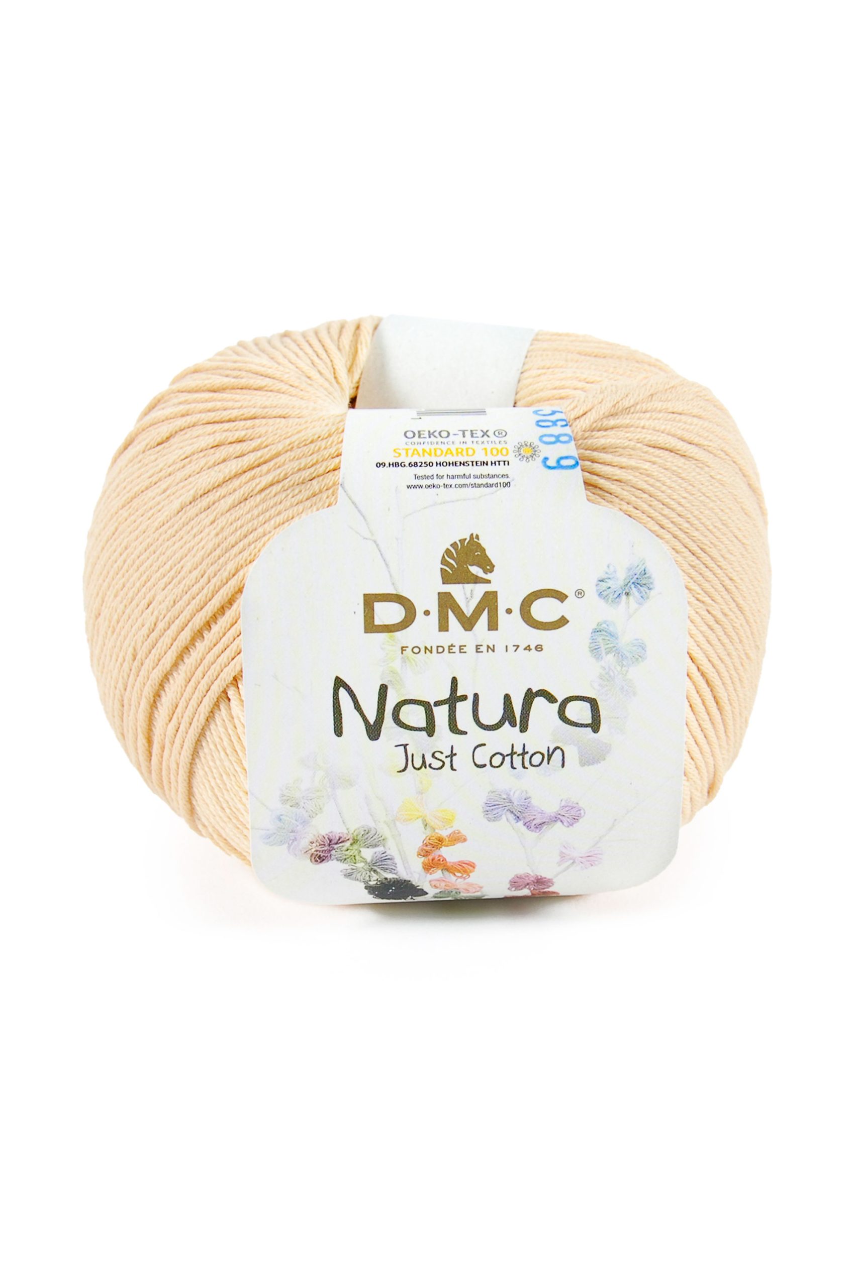 Cotone Dmc Natura Just Cotton Colore N81: Matassa di filato naturale in cotone puro, disponibile in una vasta gamma di tonalità, ideale per lavori a maglia, uncinetto e altri progetti creativi. | Dematteis.it