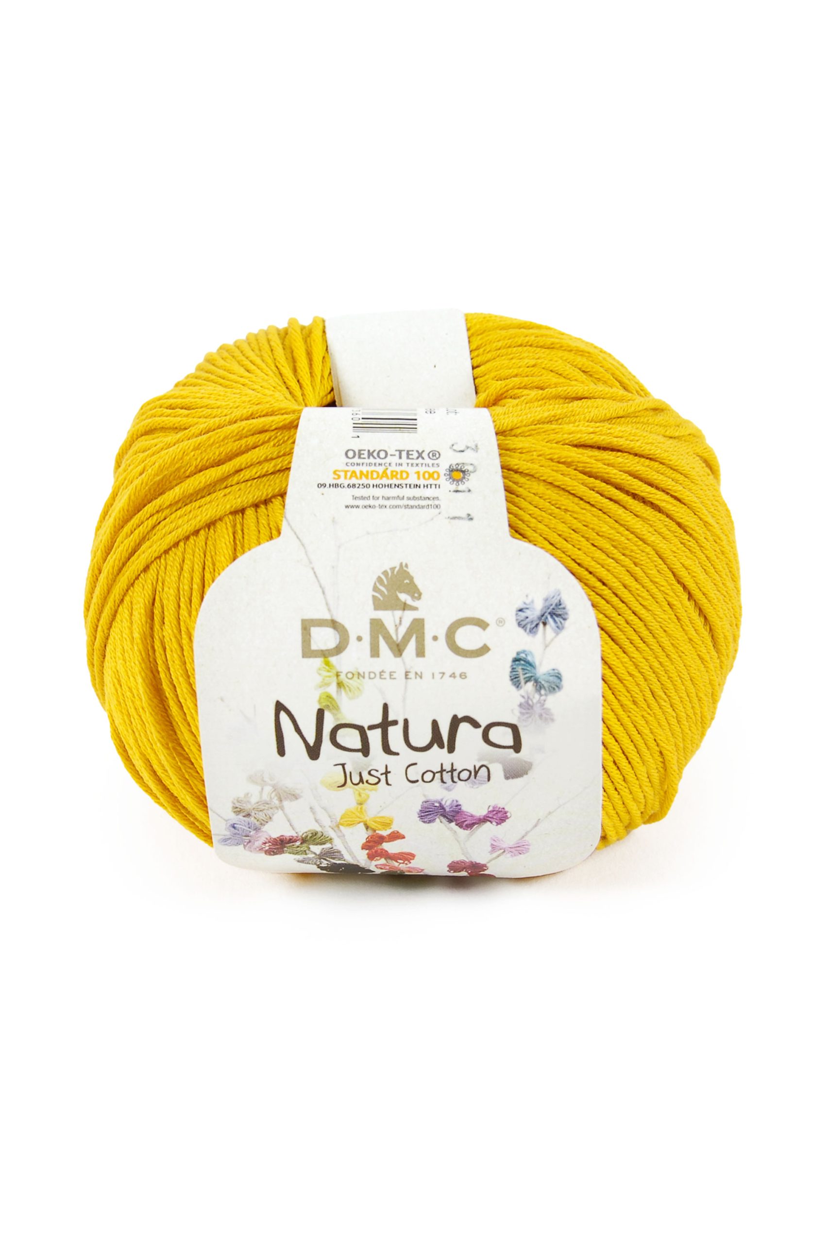 Cotone Dmc Natura Just Cotton Colore N85: Matassa di cotone naturale dalla morbida consistenza e dal colore neutro, ideale per lavori a maglia e uncinetto. | Dematteis.it