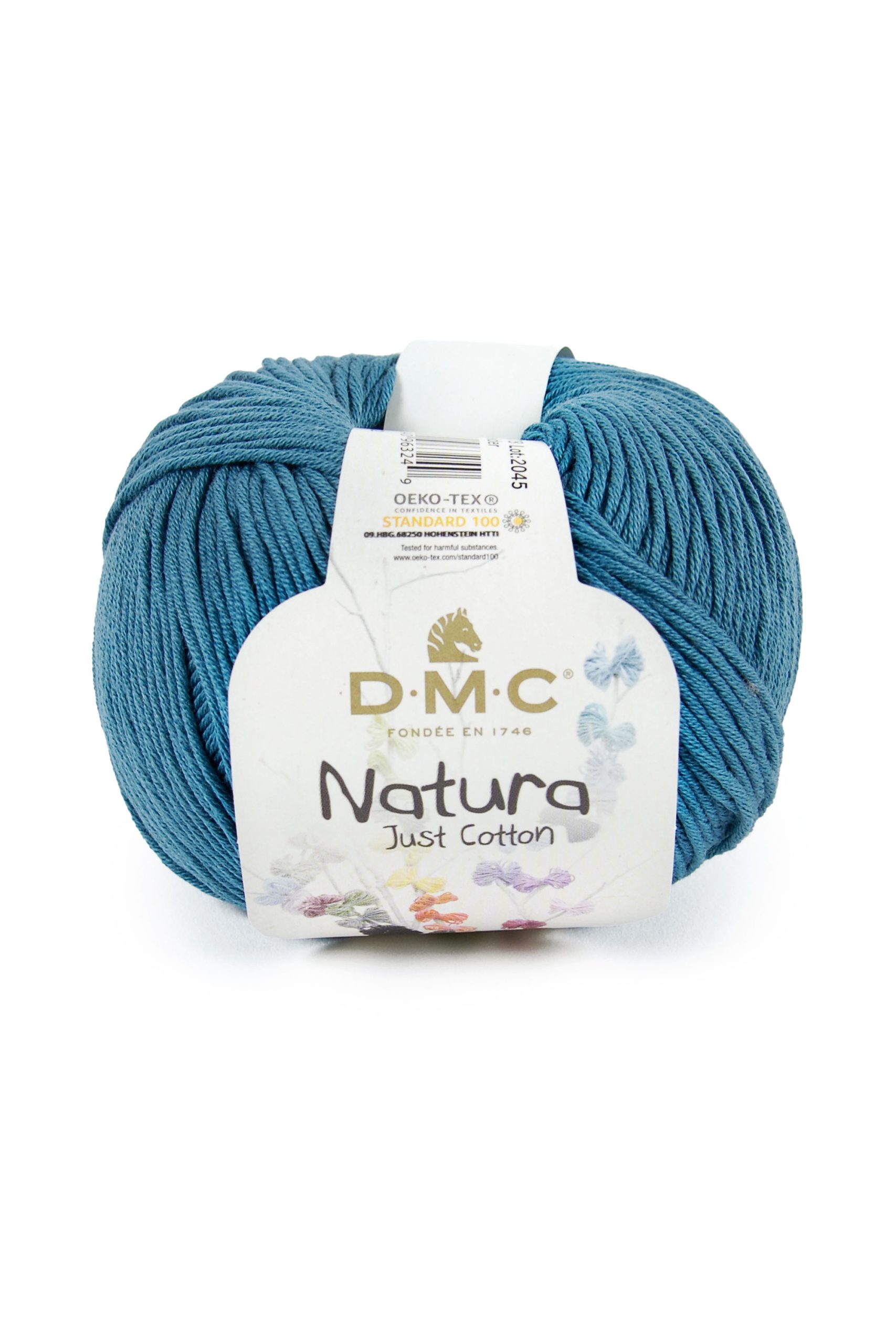 Cotone Dmc Natura Just Cotton Colore N878: Matassa di cotone naturale dalla trama morbida e uniforme, ideale per lavori a maglia e uncinetto. | Dematteis.it