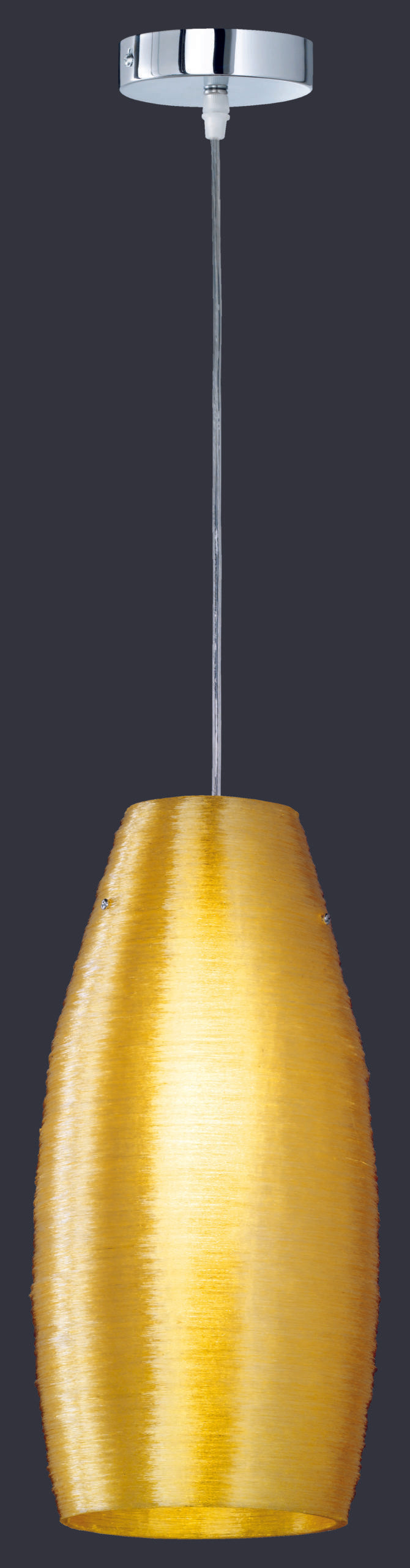 Sospensione Perone Giallo 20X65