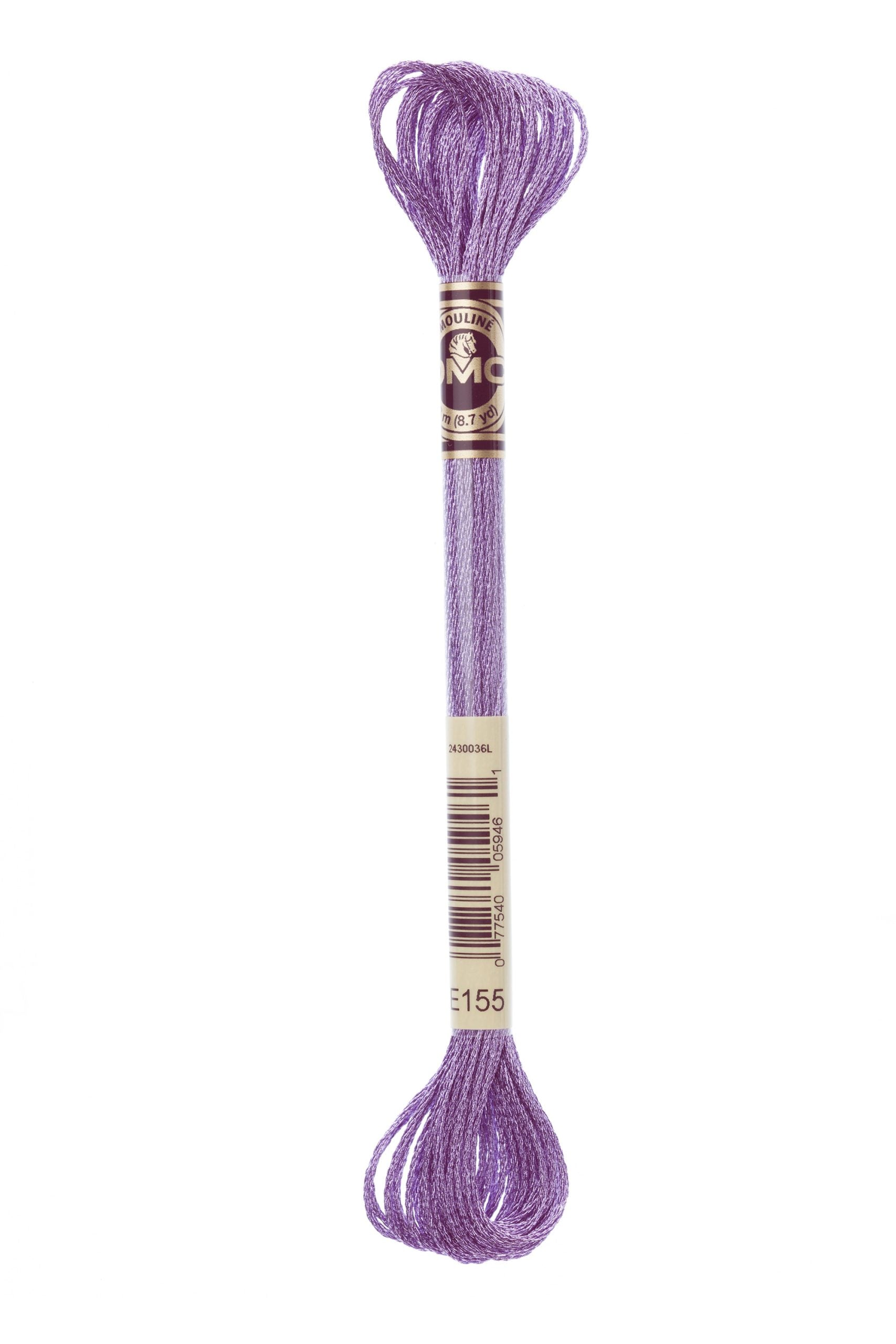 Cotone Dmc Mouline Effet Lumiere Colore E155: Filo di cotone sottile e luminoso, ideale per lavorazioni creative e ricami di alta qualità. | Dematteis.it