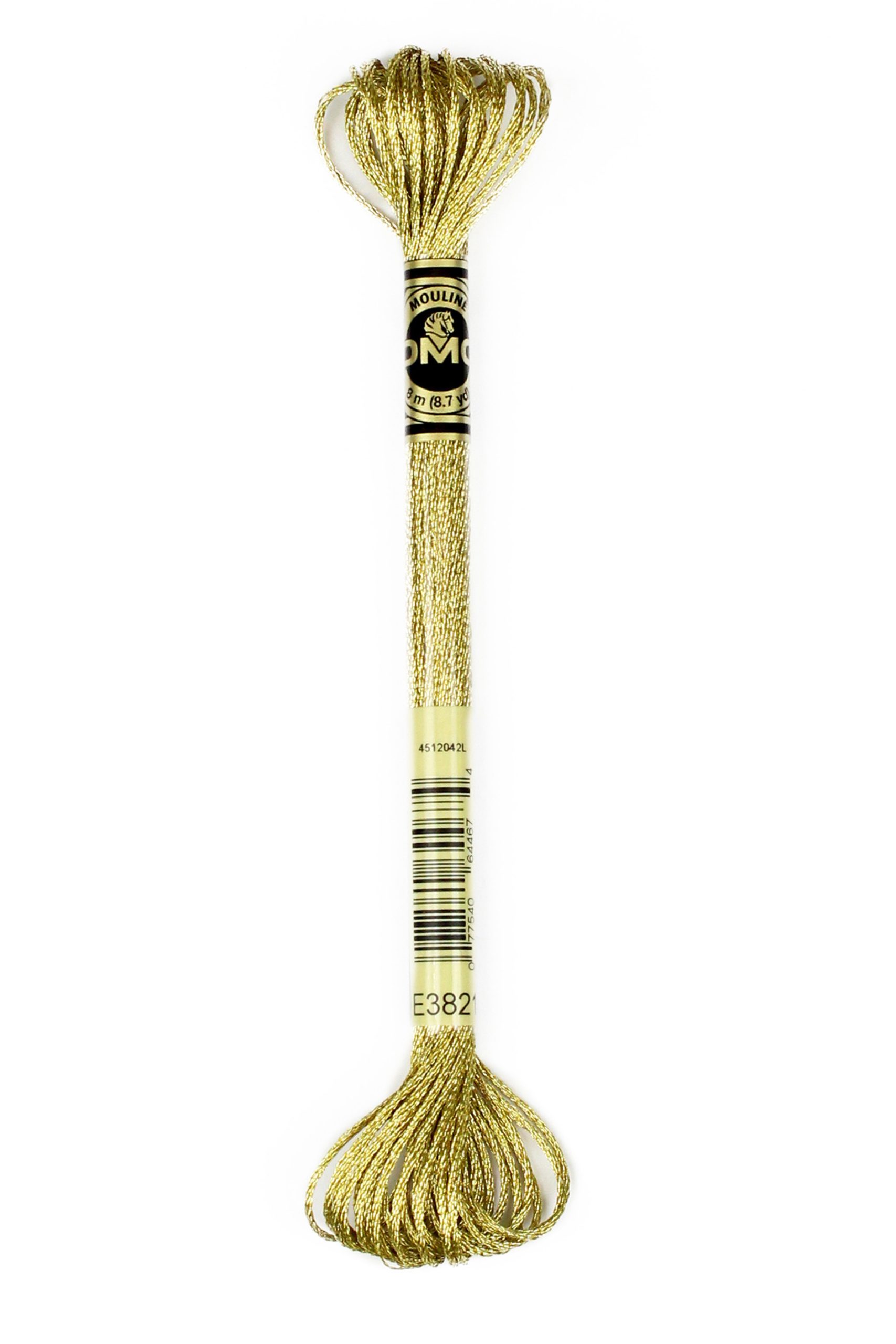 Cotone Dmc Mouline Effet Lumiere Colore E3821: Filo di cotone multicolore con effetto luminoso, ideale per ricami e lavori a maglia. | Dematteis.it