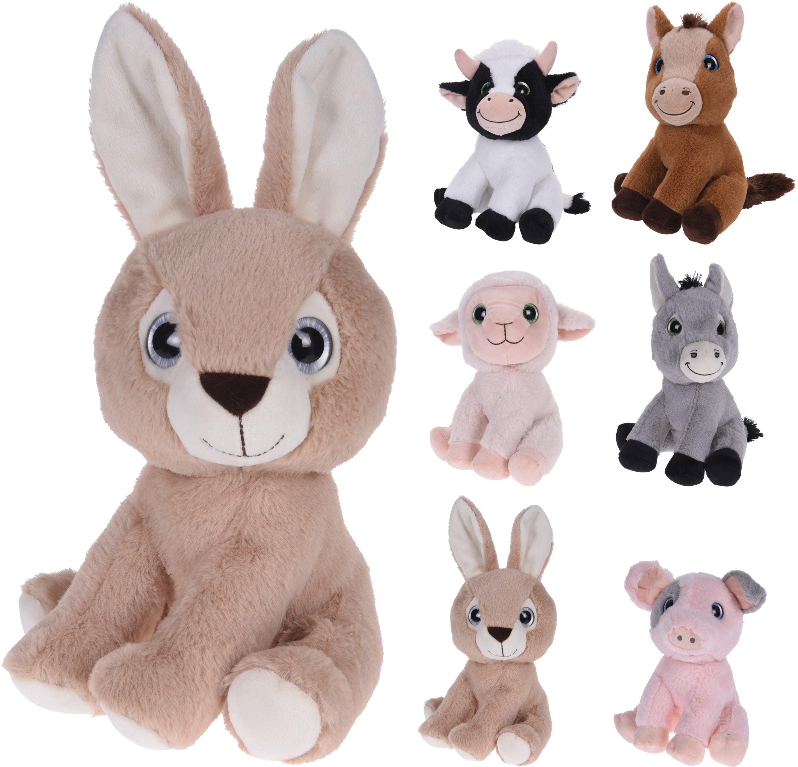 Animaletto Peluche Occhi Grandi 25