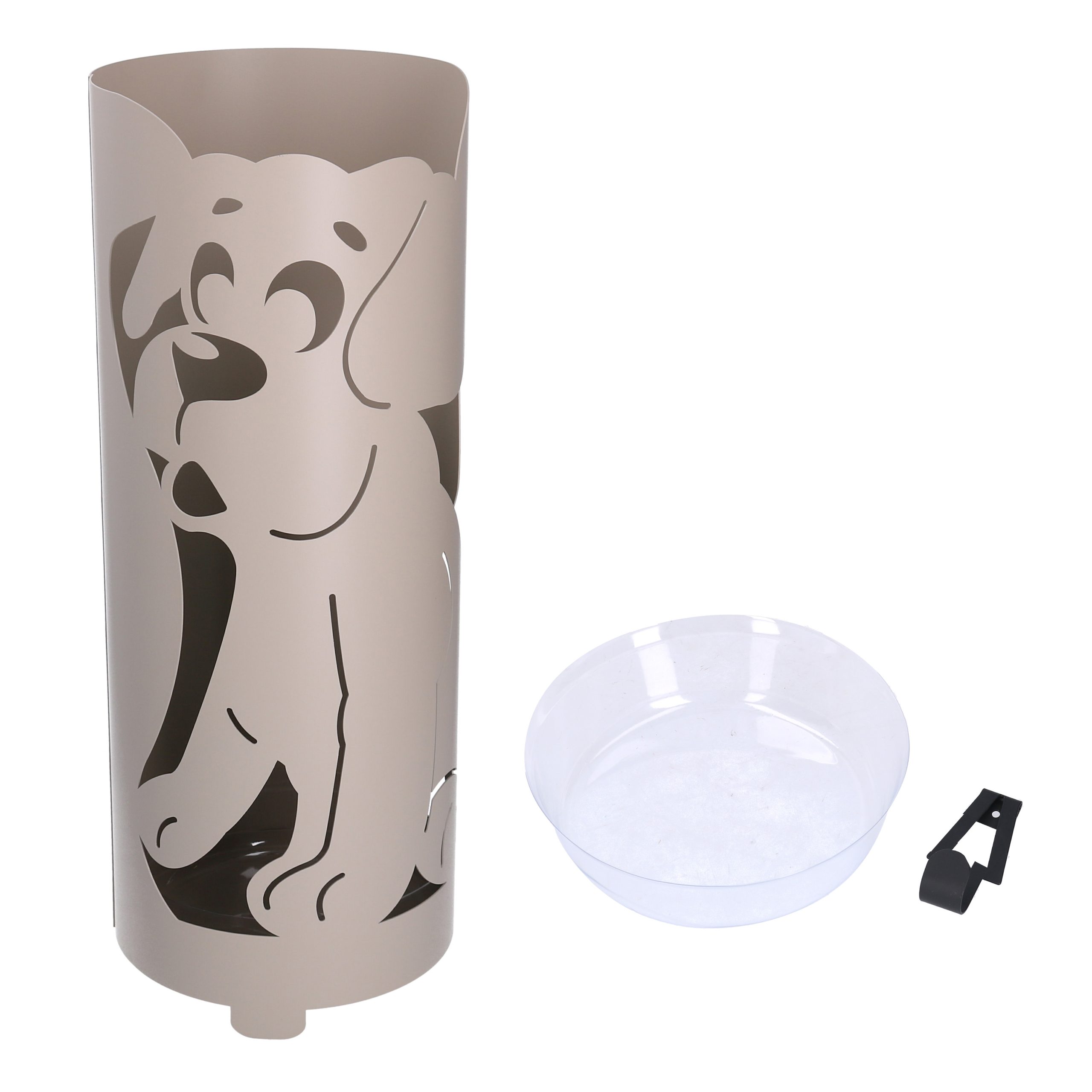 Portaombrelli Metallo Tortora Cane D 19X49 Cm