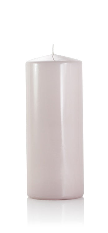 Candela Cilindrica 8X20 Cm Rosato