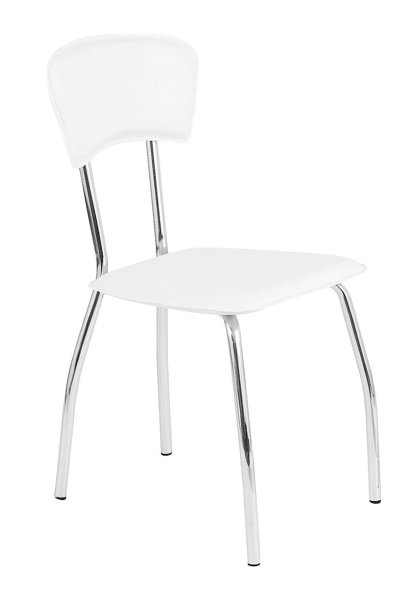 Sedia Bra Ecopelle Bianco Bizzotto