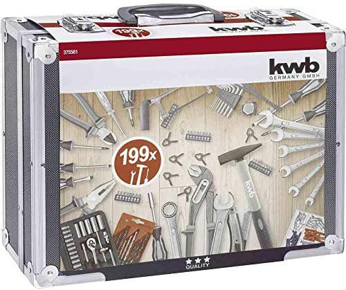 Valigetta Metallica 199 Pezzi Kwb