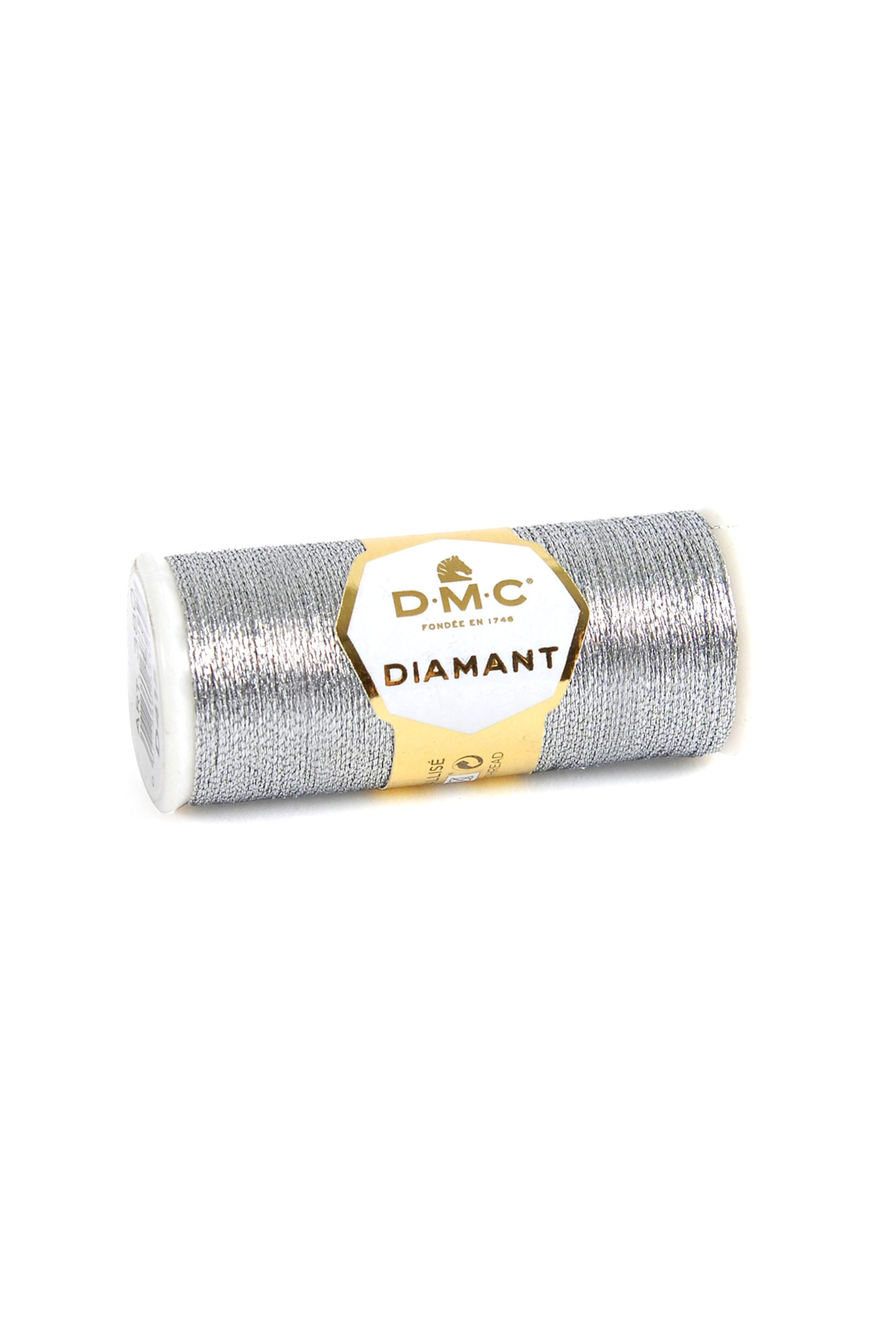 Filato Metallizzato Dmc Diamant Colore D415: Filato luccicante e brillante composto da fibre metalliche per progetti creativi e artigianali. | Dematteis.it