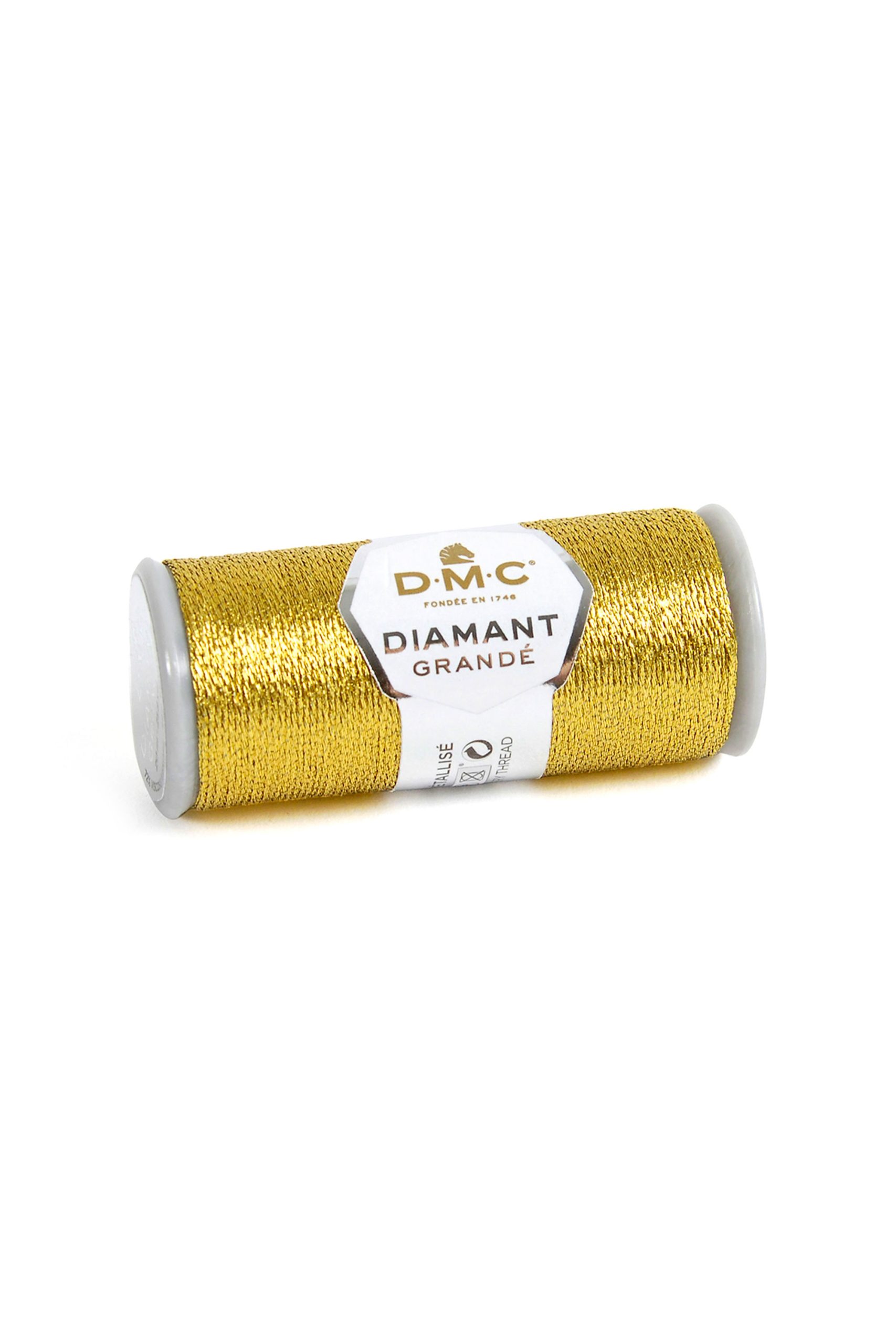 Filato Metallizzato Dmc Diamant Grande Colore G3852: Filato dall'aspetto brillante e scintillante, ideale per realizzare progetti creativi e tessuti preziosi. | Dematteis.it