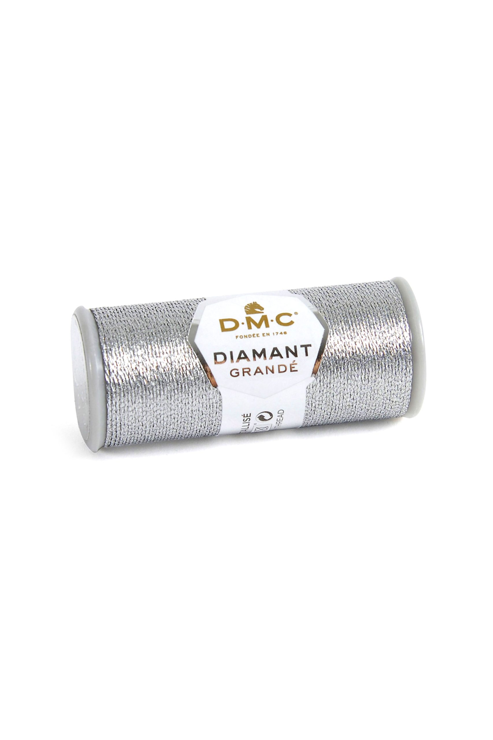 Filato Metallizzato Dmc Diamant Grande Colore G415: Filato prezioso con riflessi metallici, ideale per realizzare accessori e decorazioni di pregio. | Dematteis.it