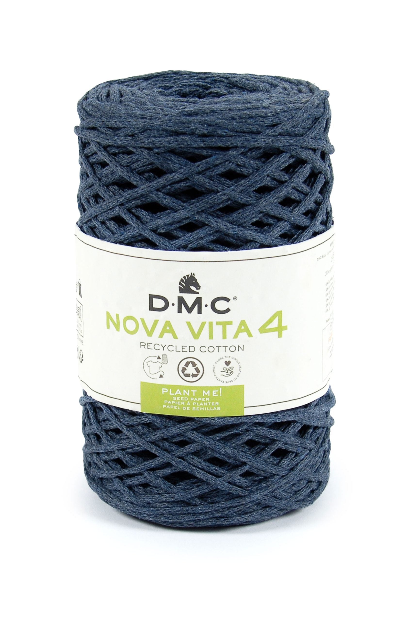 Cotone Dmc Nova Vita 4 Recycled Cotton Colore 077: Matassa di cotone riciclato, morbido e resistente, disponibile in una vasta gamma di colori vivaci e naturali. | Dematteis.it
