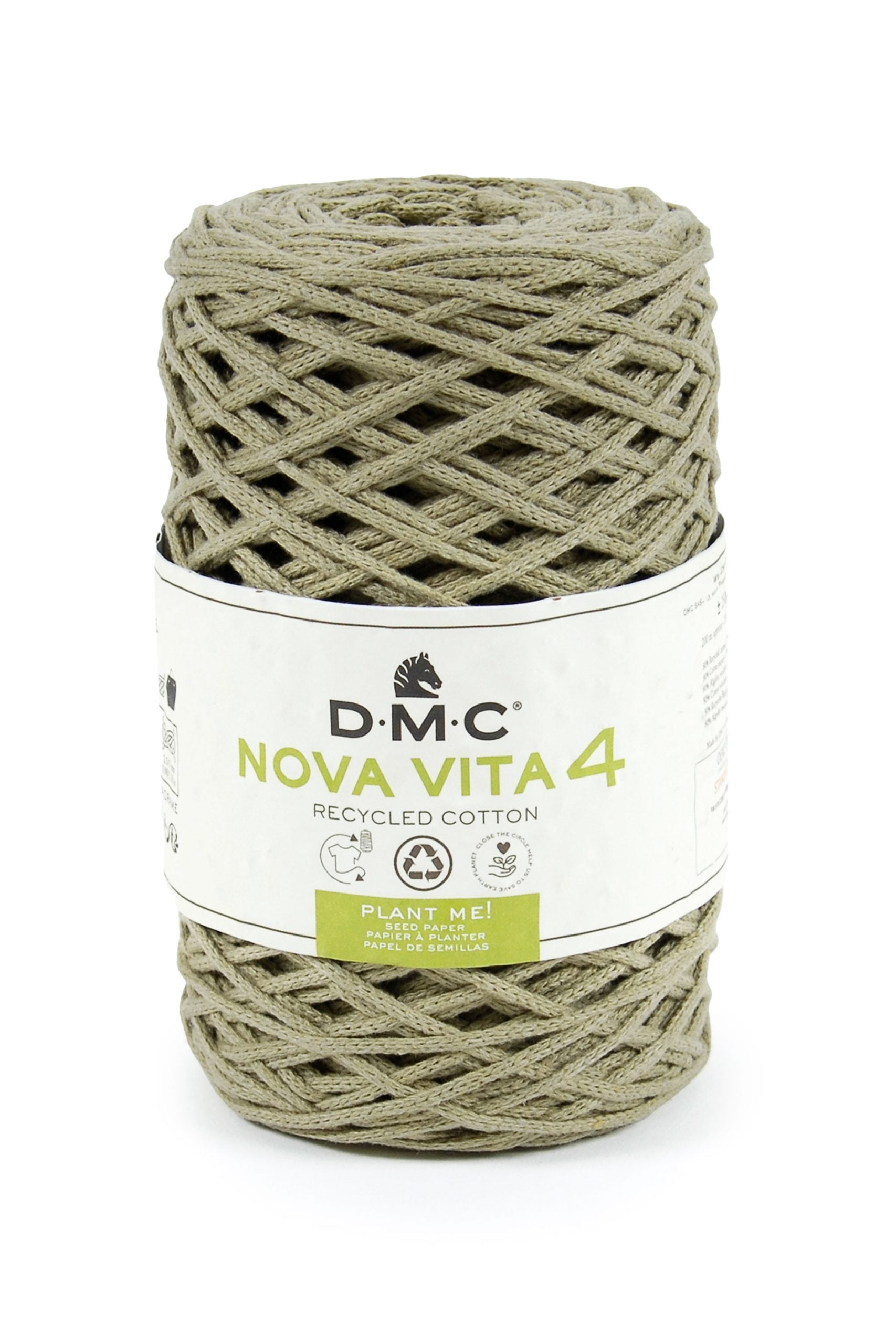 Cotone Dmc Nova Vita 4 Recycled Cotton Colore 08: Filato in cotone riciclato disponibile in molteplici tonalità, ideale per realizzare lavorazioni a maglia e uncinetto. | Dematteis.it