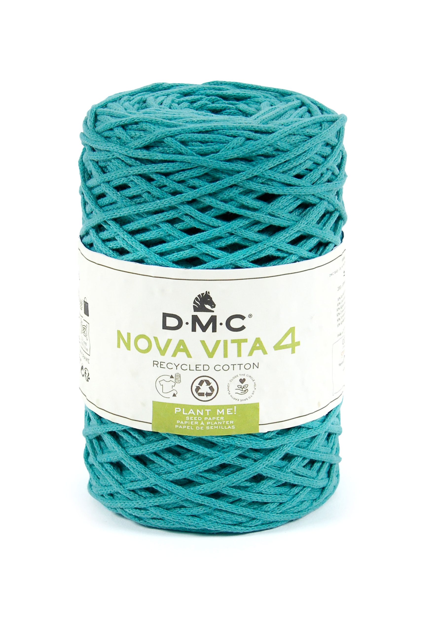 Cotone Dmc Nova Vita 4 Recycled Cotton Colore 089: Filato di cotone riciclato in diversi colori naturali, ideale per realizzare progetti di artigianato e maglieria sostenibili. | Dematteis.it