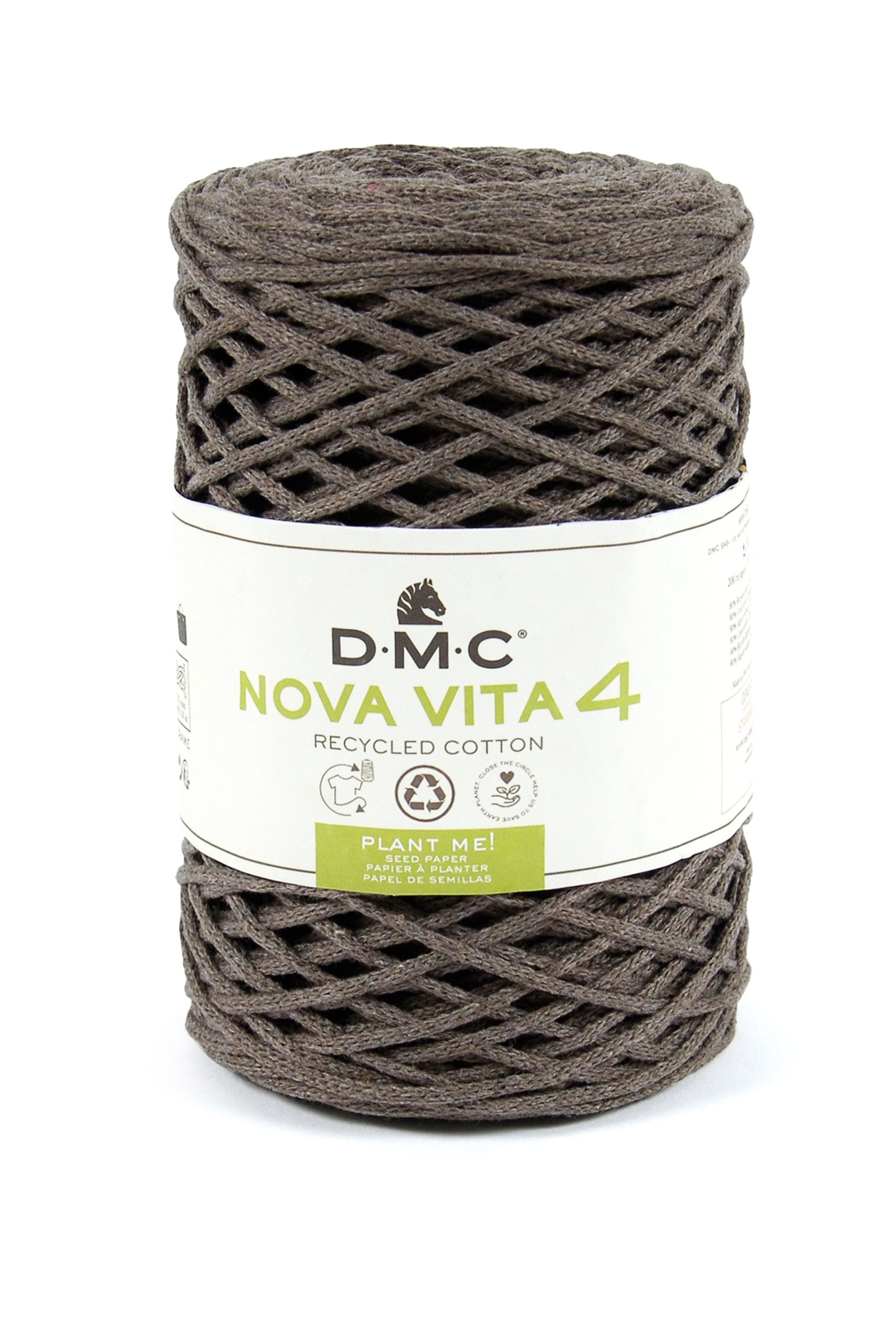 Cotone Dmc Nova Vita 4 Recycled Cotton Colore 112: Matassa di cotone riciclato di alta qualità, ideale per progetti di artigianato e lavori a maglia di elevata sostenibilità. | Dematteis.it