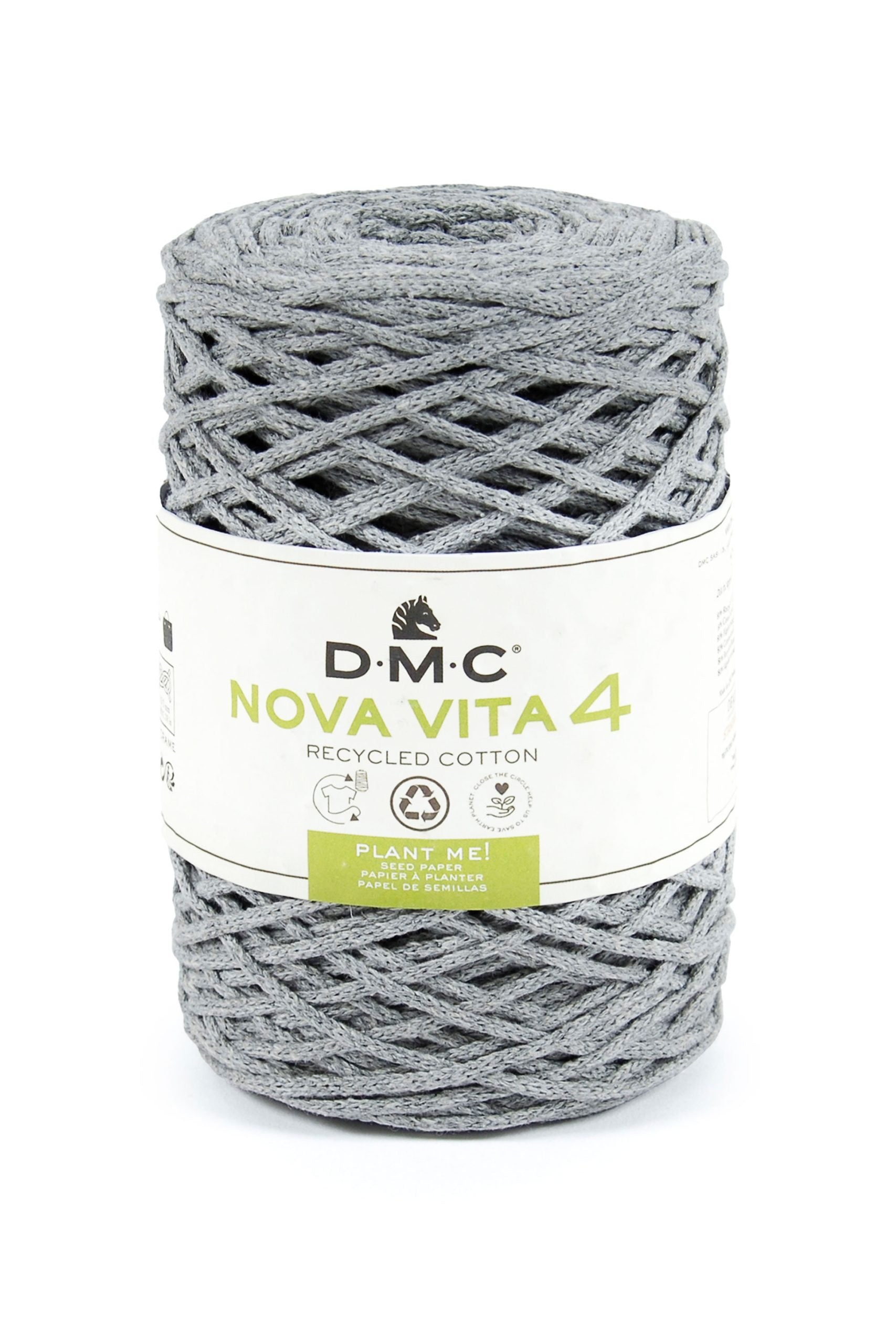 Cotone Dmc Nova Vita 4 Recycled Cotton Colore 122: Filo di cotone riciclato dalla trama morbida e resistente, disponibile in una vasta gamma di colori vivaci e naturali. | Dematteis.it
