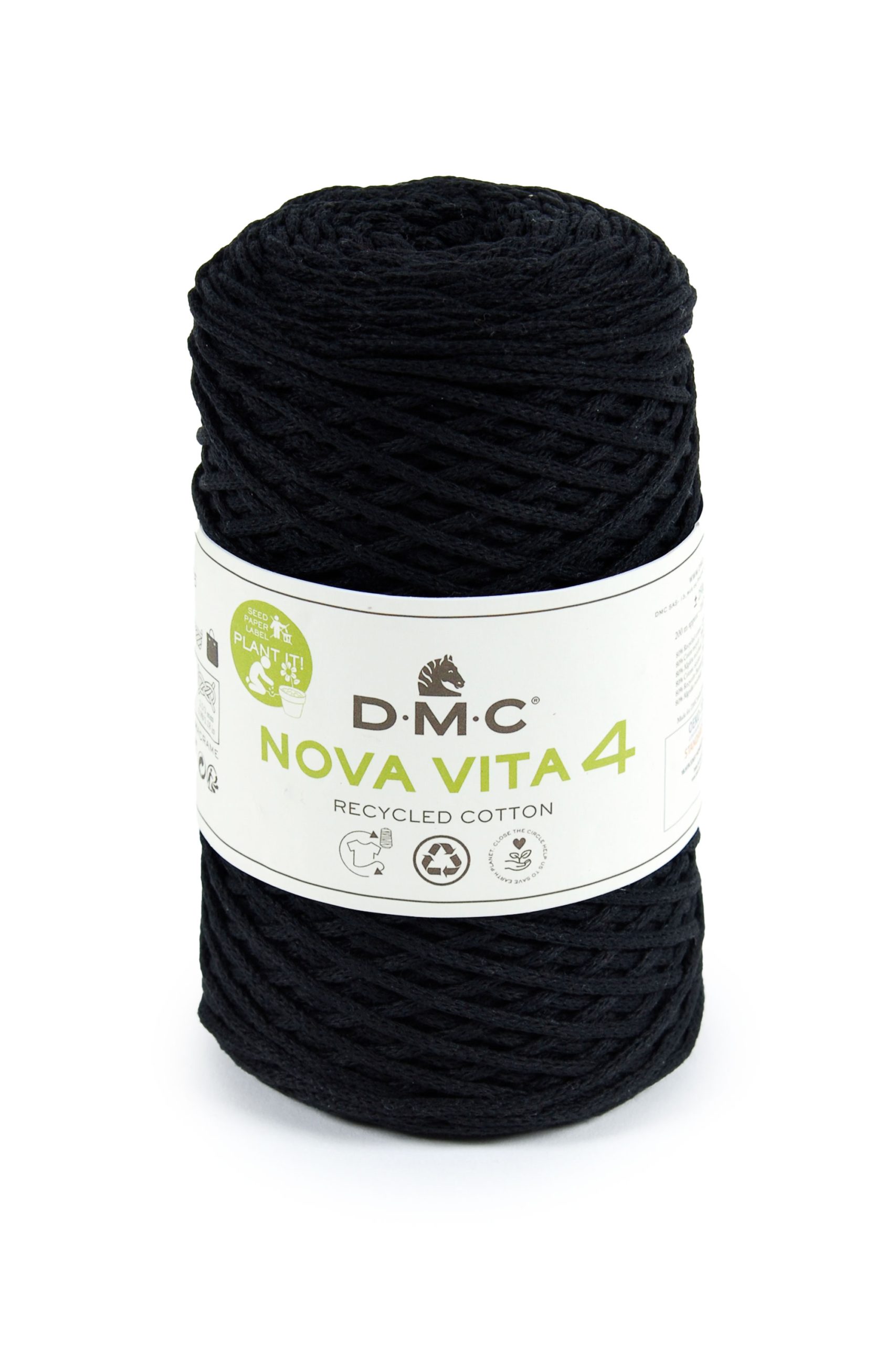 Cotone Dmc Nova Vita 4 Recycled Cotton Colore 72: Matassa di filato realizzato in cotone riciclato, disponibile in una vasta gamma di colori vivaci e naturali. | Dematteis.it