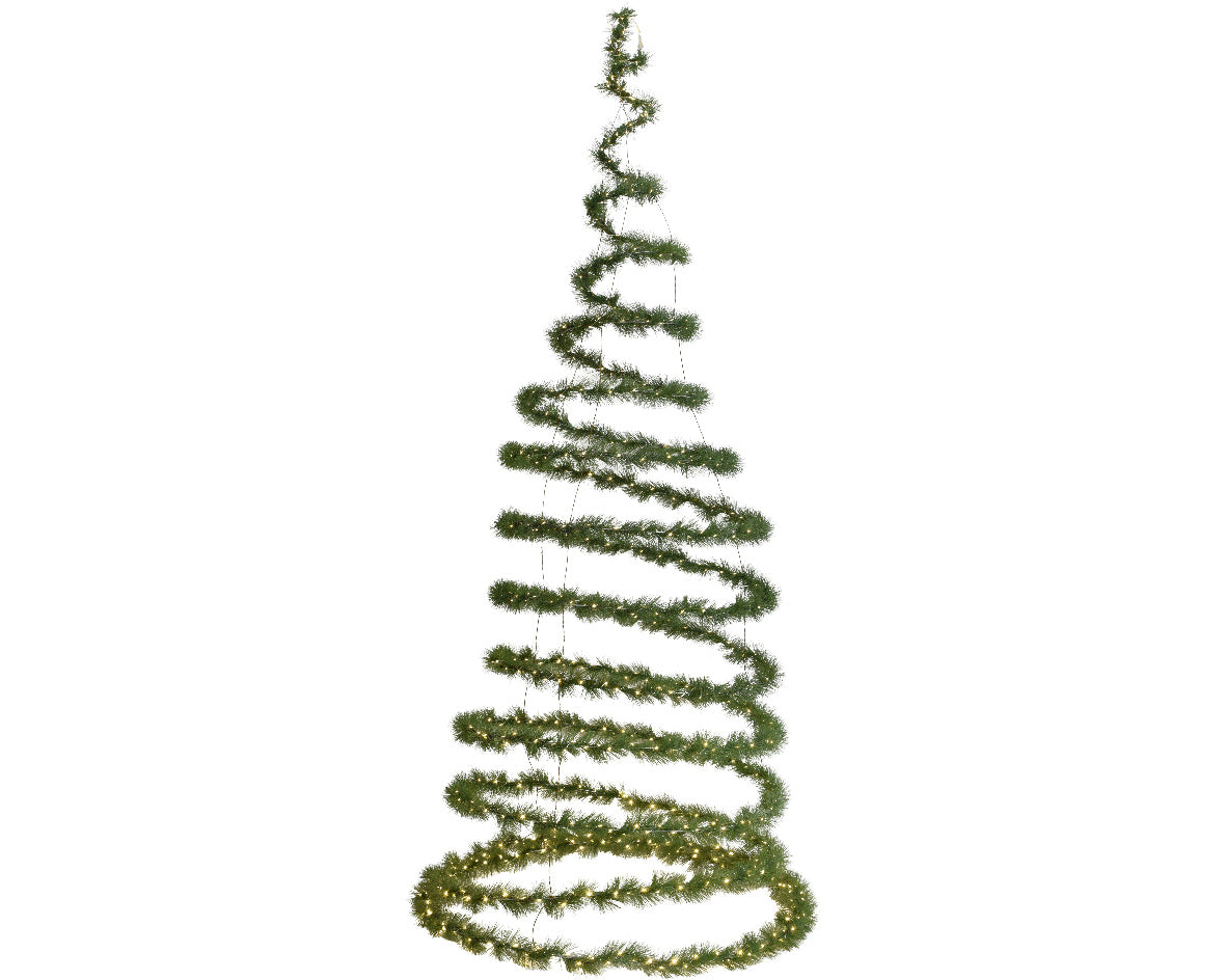 Albero di Natale a spirale luminoso Kaemingk 97 cm per decorazioni natalizie - DeMatteis.it