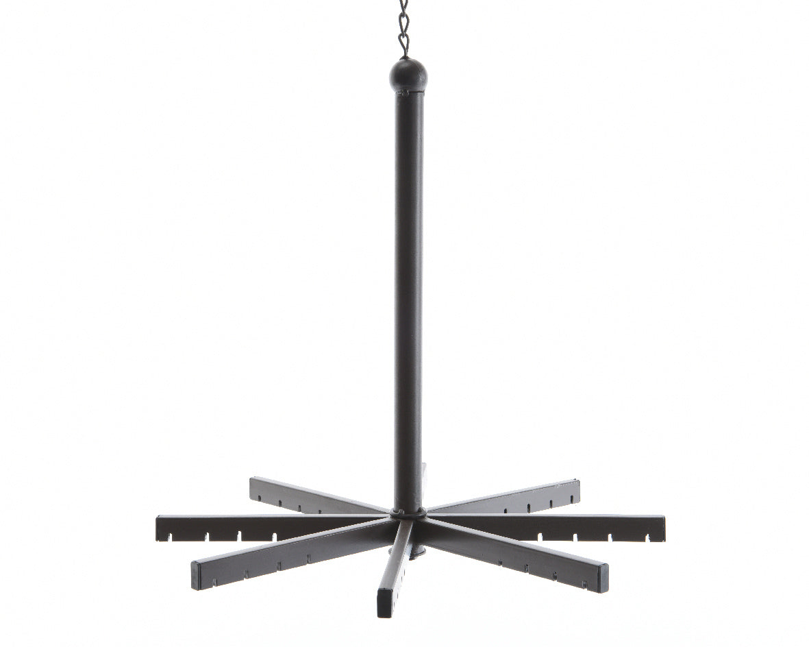 Sospensione ferro 60x40 cm con gancio per appendere utensili da cucina con base stellare - DeMatteis.it