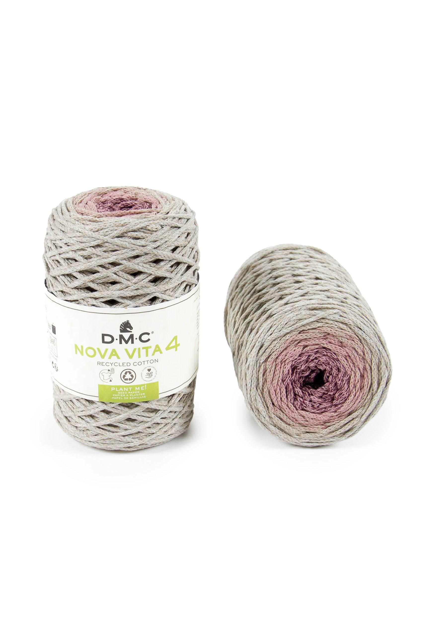 Cotone Dmc Nova Vita 4 Recycled Cotton Colore 103: Filato in cotone riciclato disponibile in una vasta gamma di tonalità vivaci per progetti di artigianato creativo e sostenibile. | Dematteis.it