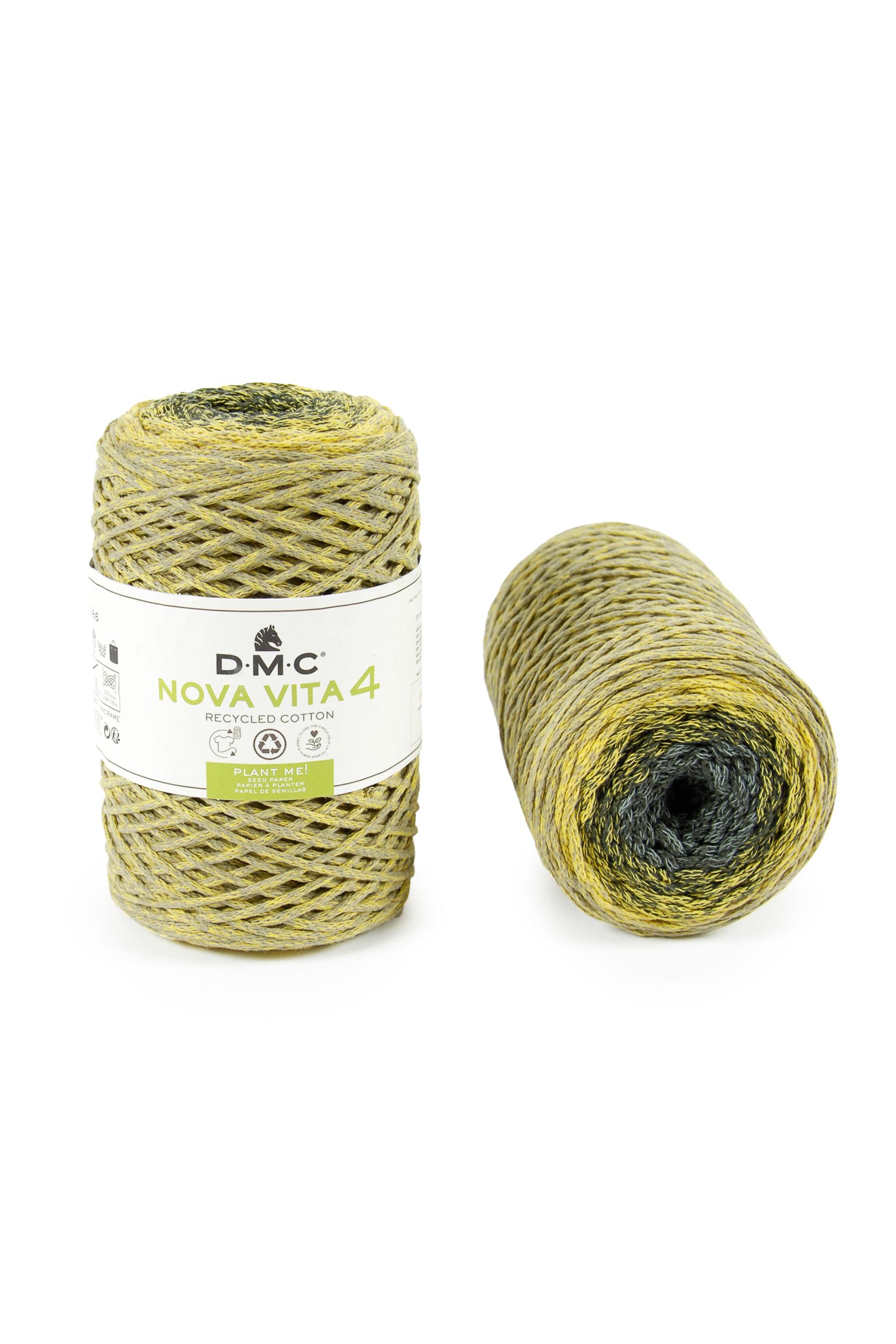 Cotone Dmc Nova Vita 4 Recycled Cotton Colore 108: Filato in cotone riciclato con tonalità vivaci, ideale per realizzare progetti di artigianato e cucito creativo. | Dematteis.it