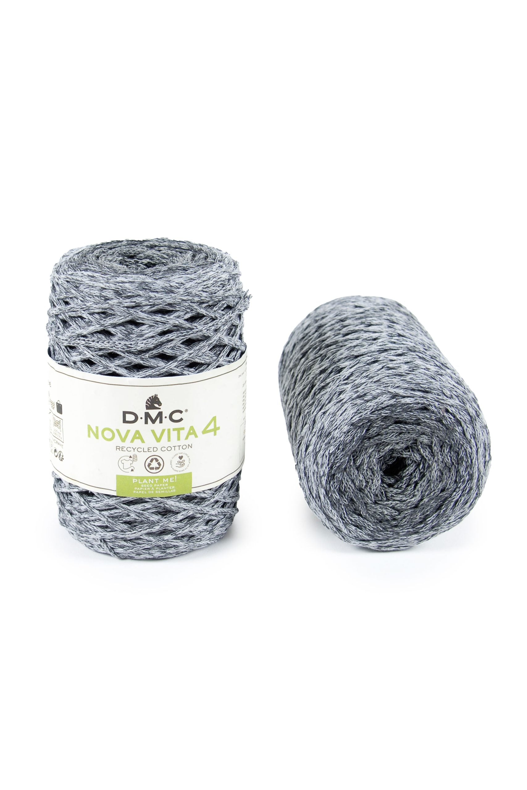 Cotone Dmc Nova Vita 4 Recycled Cotton Colore 122: Filo di cotone riciclato in una gamma di colori vivaci, ideale per realizzare progetti di tessitura e uncinetto ecosostenibili. | Dematteis.it