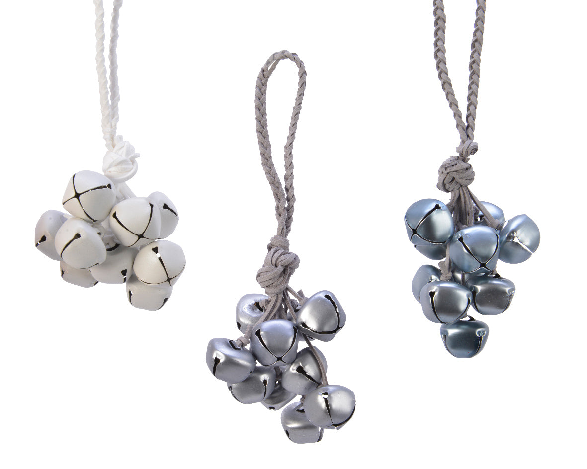 Pendente Gingle 20 cm decorazione natalizia con sonagli metallici e cordino per appendere - DeMatteis.it