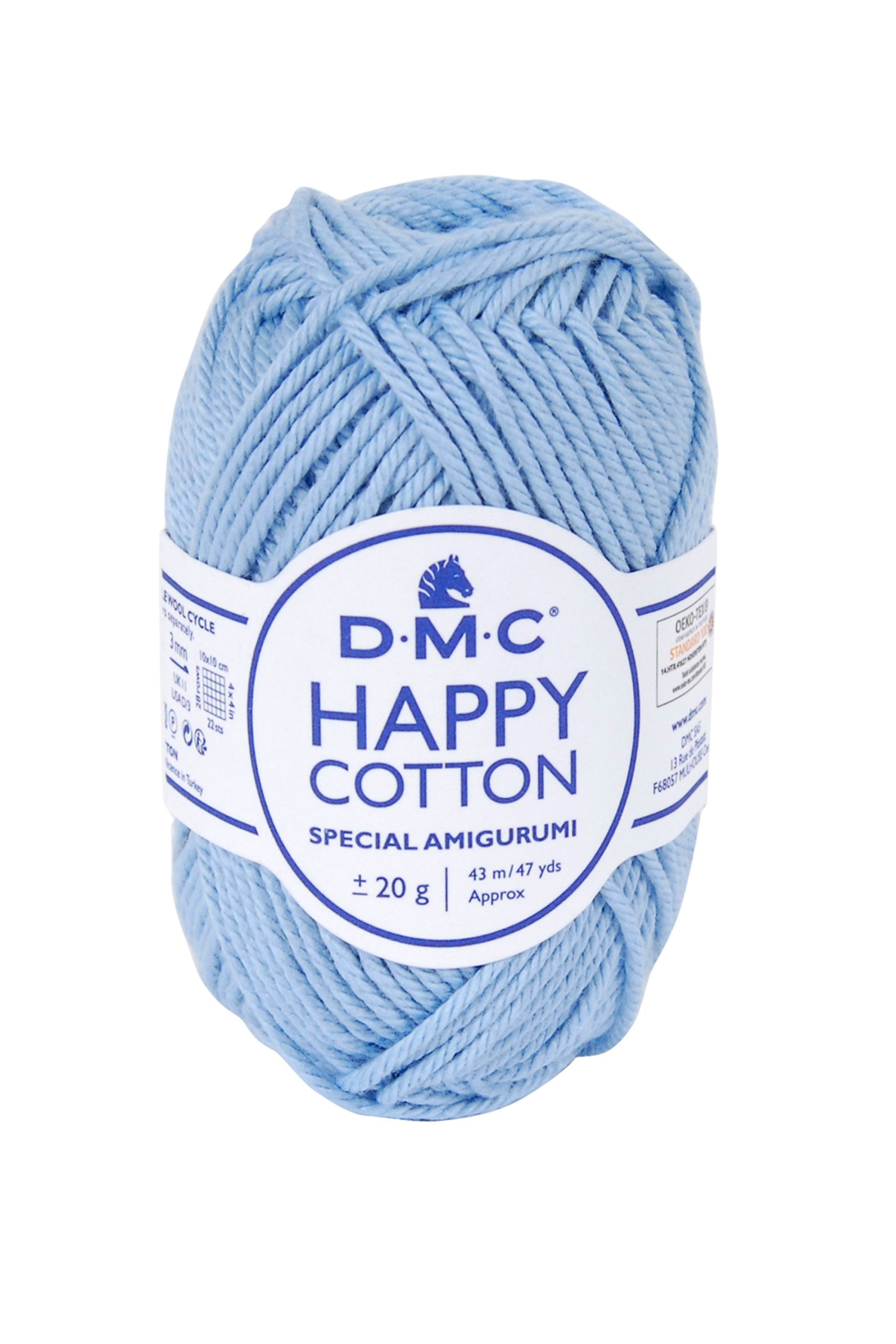 Cotone Dmc Happy Cotton Colore 751: Matassa di filato in fibra naturale di cotone con tonalità vivaci e sfumature cromatiche allegre. | Dematteis.it