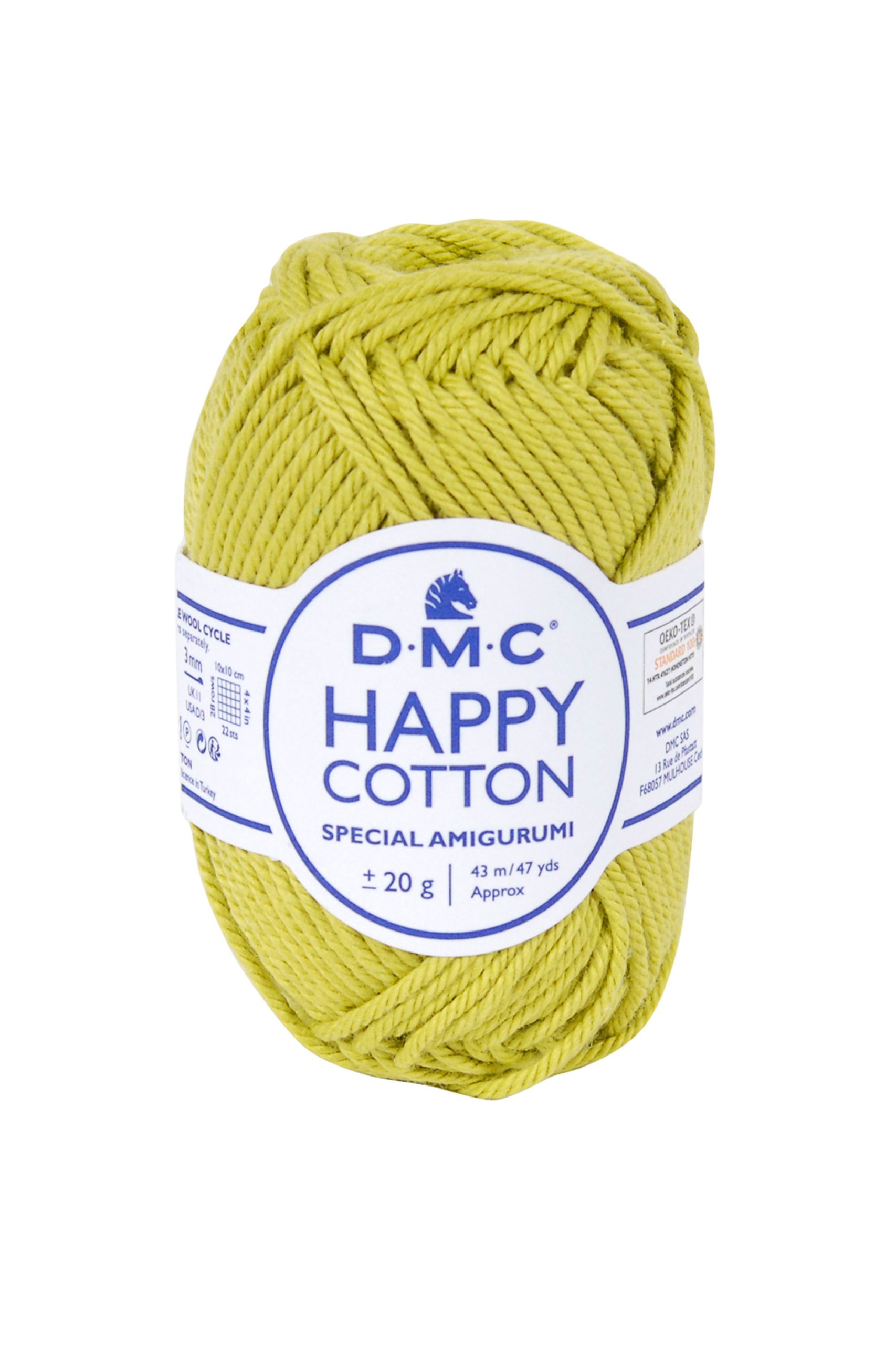 Cotone Dmc Happy Cotton Colore 752: Matassa di morbido filato in fibra naturale di cotone, disponibile in una vasta gamma di tonalità vivaci e allegre. | Dematteis.it