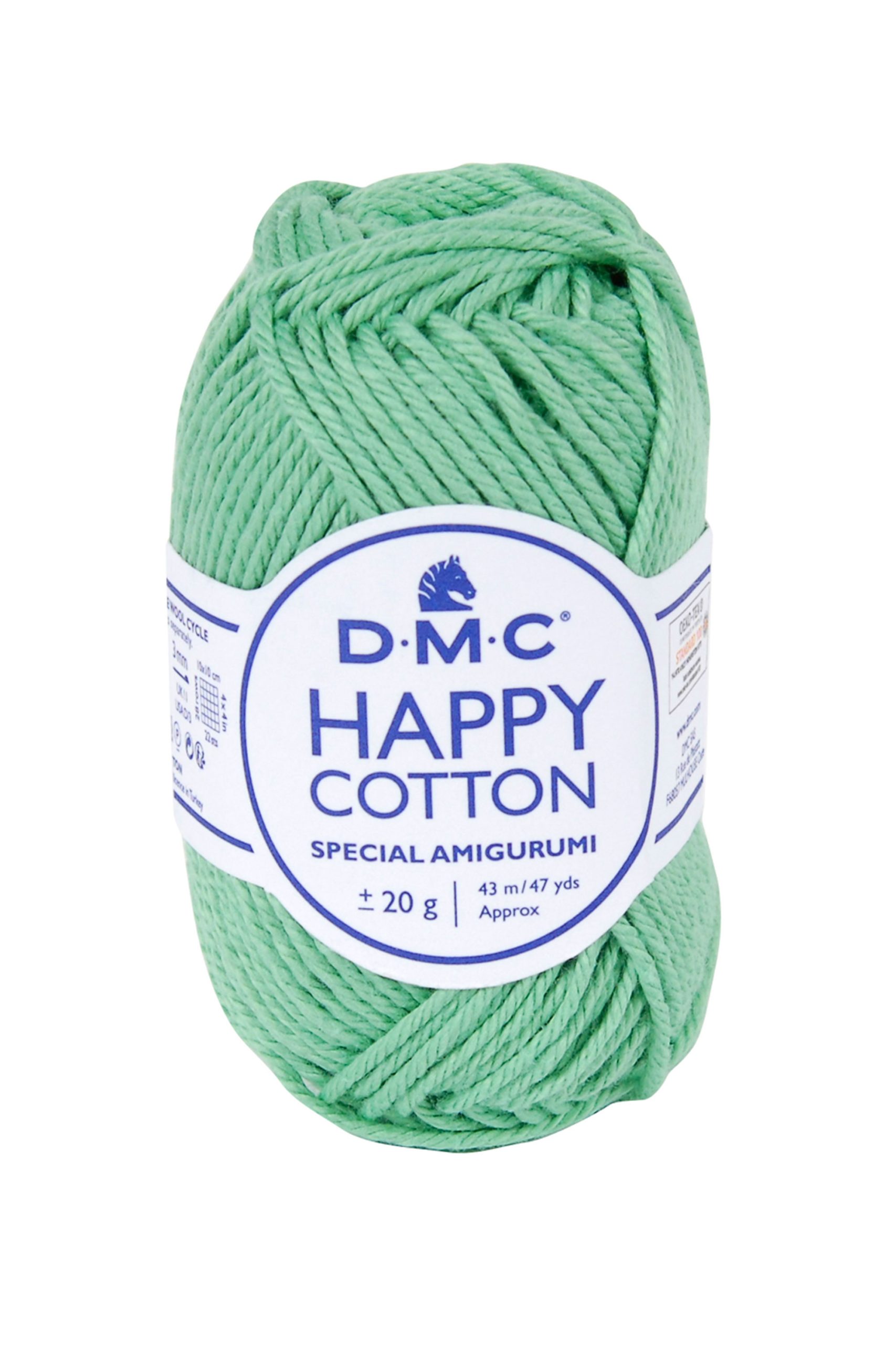 Cotone Dmc Happy Cotton Colore 782: Matassa di filato morbido e setoso, disponibile in una vasta gamma di colori vivaci, ideale per realizzare progetti di artigianato e lavorazioni a maglia o uncinetto. | Dematteis.it
