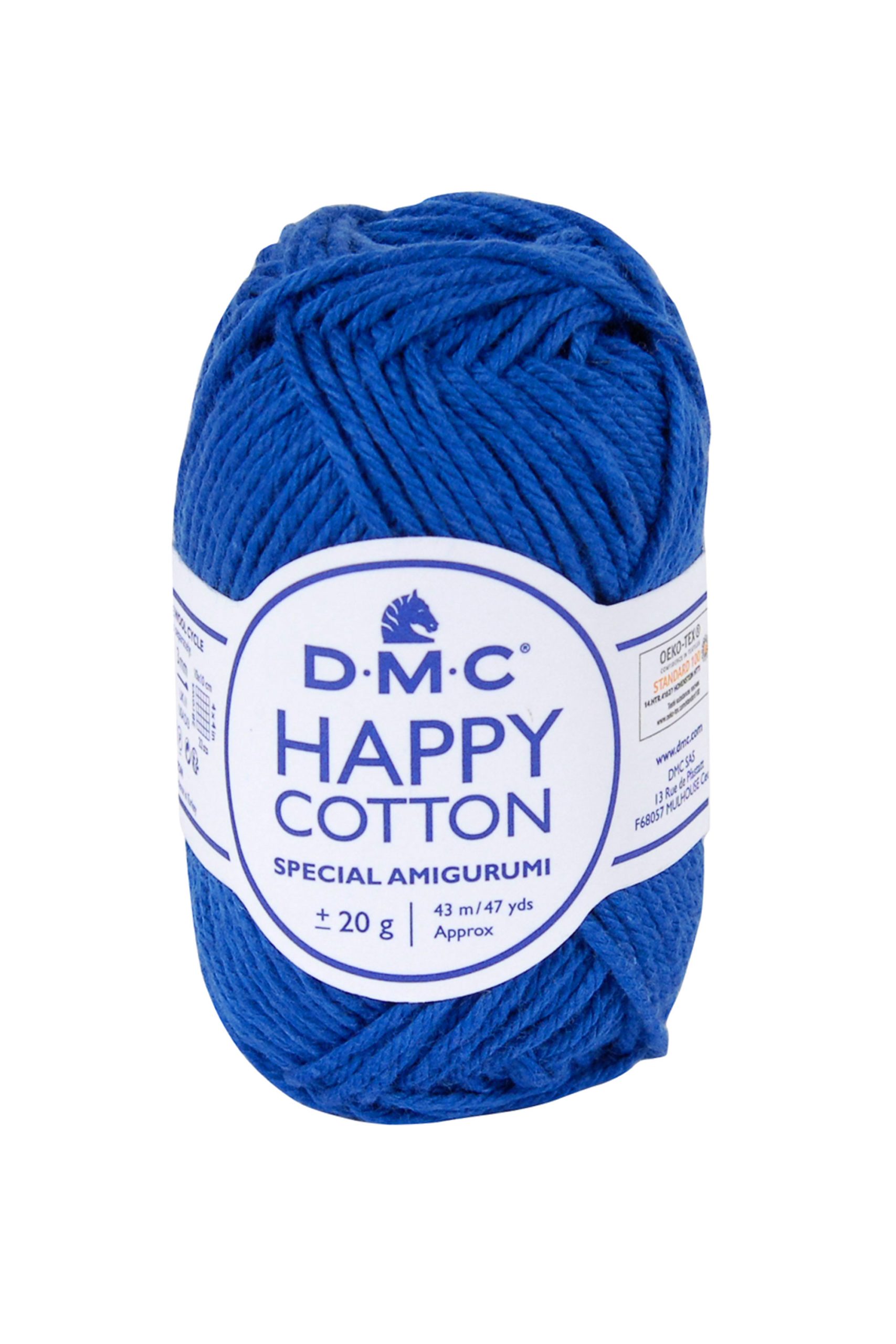 Cotone Dmc Happy Cotton Colore 798: Matassa di filato in morbido cotone dai toni vivaci e variegati, ideale per progetti di tessitura, uncinetto e ricamo. | Dematteis.it
