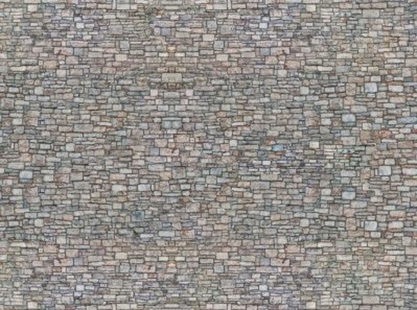 Cardboard Sheet Quarrystone Wall 3D Noch foglio decorativo in cartone per modellismo con texture muro in pietra - DeMatteis.it