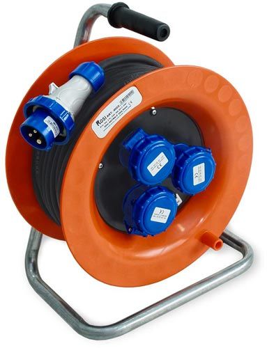 Avvolgicavo Industriale 30 Mt 3X2.5