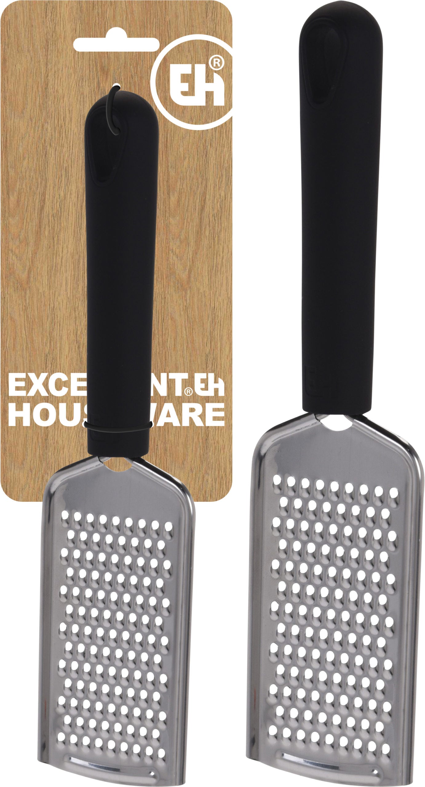 Grattuggia Inox 25 Cm Manico Nero