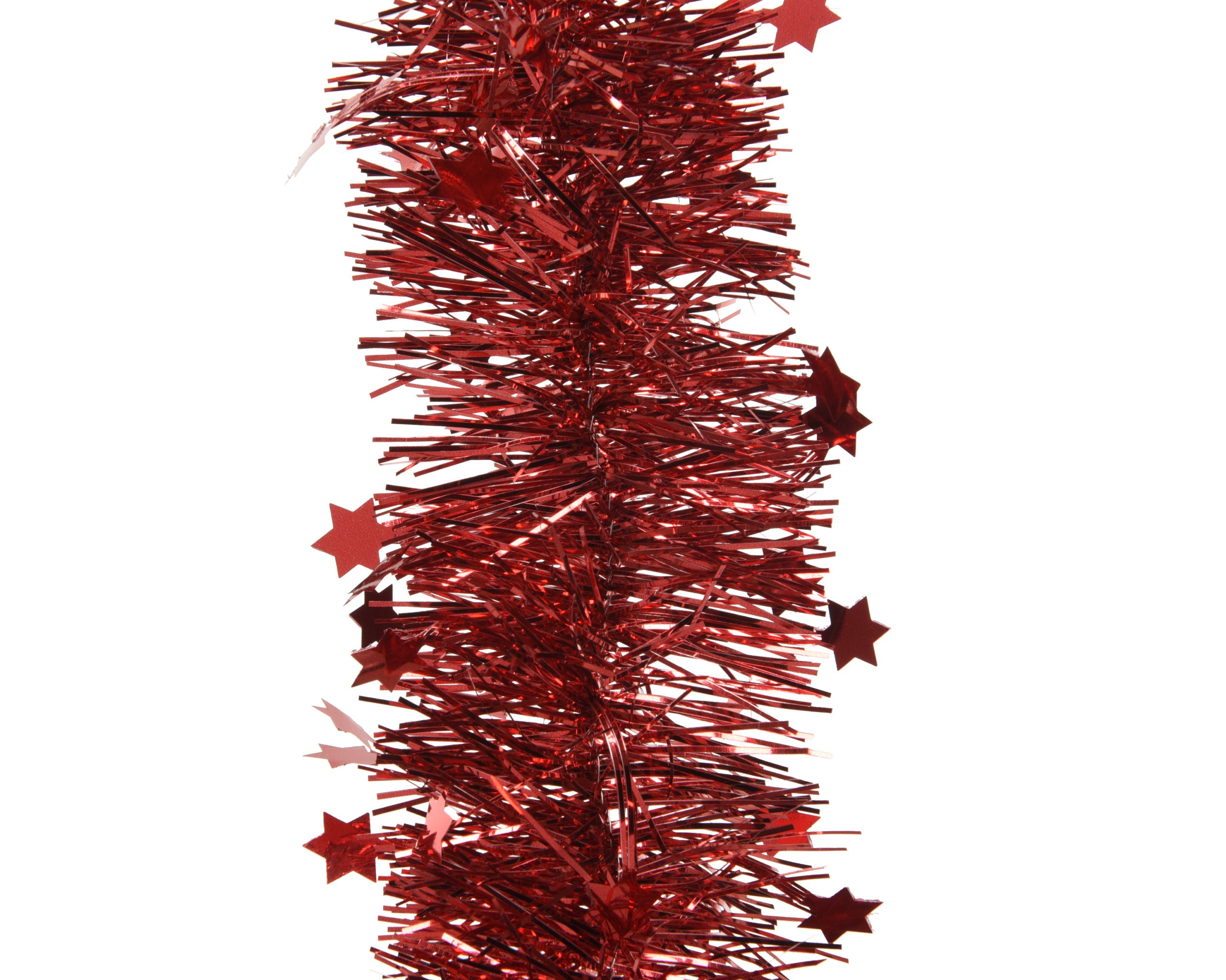 Stelle Filanti con Stelle decorazione natalizia filo metallico diametro 10 cm lunghezza 270 cm - DeMatteis.it