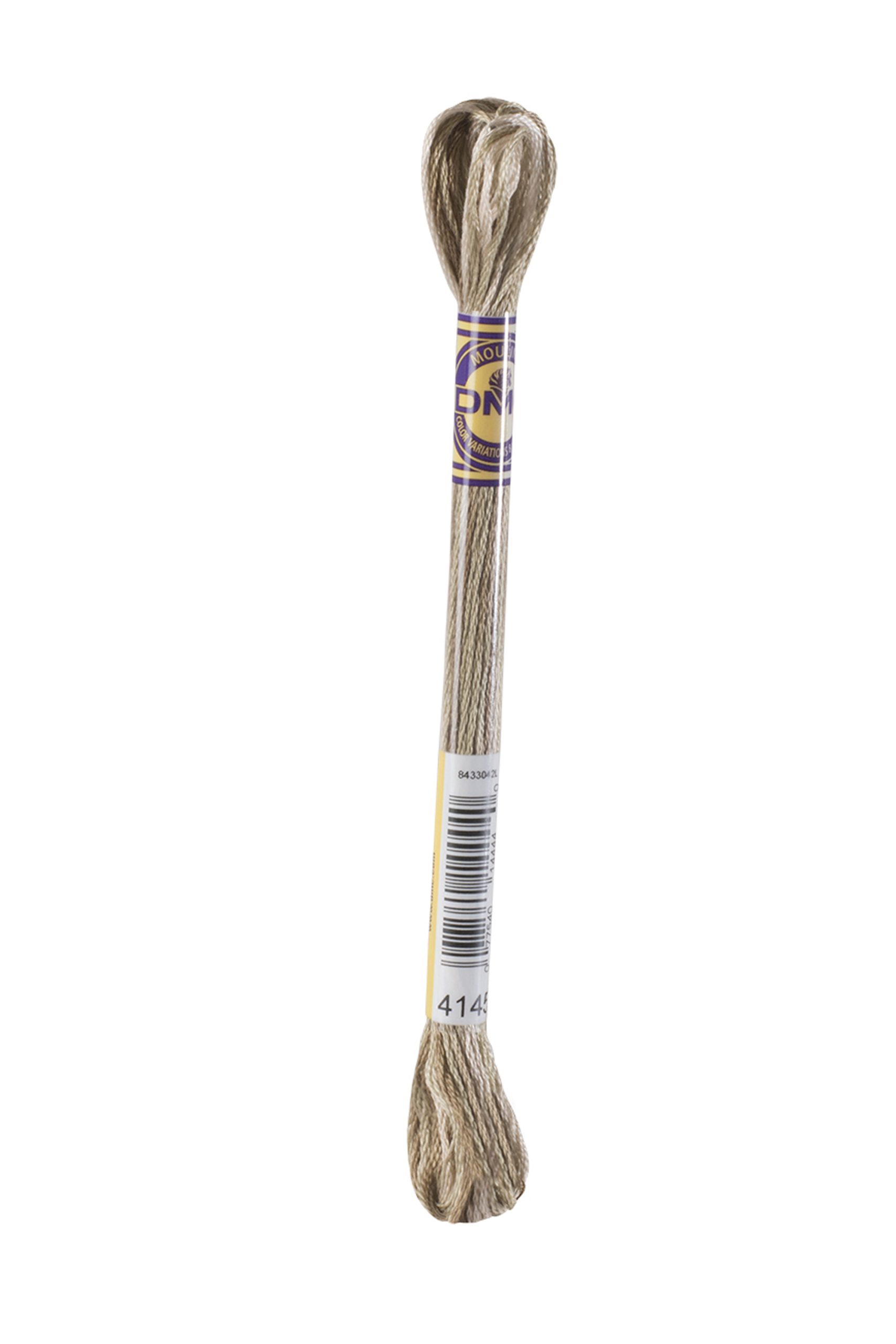 Cotone Dmc Mouline Variation Colore 4145: Matassa di filato in cotone con una variegatura di colori naturali, ideale per lavorazioni a maglia e uncinetto. | Dematteis.it