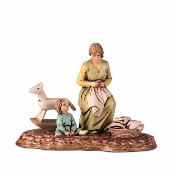 Gruppo Scena Domestica Cm 10 Stile 700 Landi