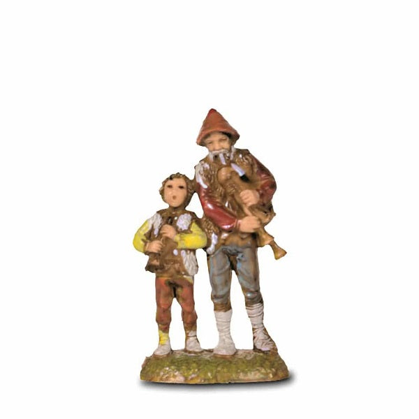 Zampognaro Con Bimbo Presepe Landi