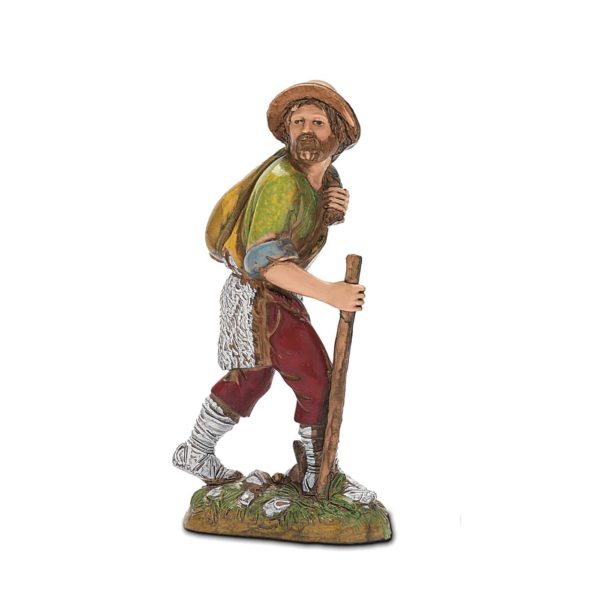 Pastore Viandante Per Presepe Landi