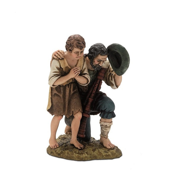 Pastori Inginocchiati Per Presepe 20 Cm Landi