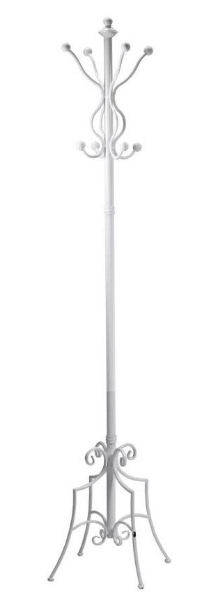 Attaccapanni Stelo Bianco H180