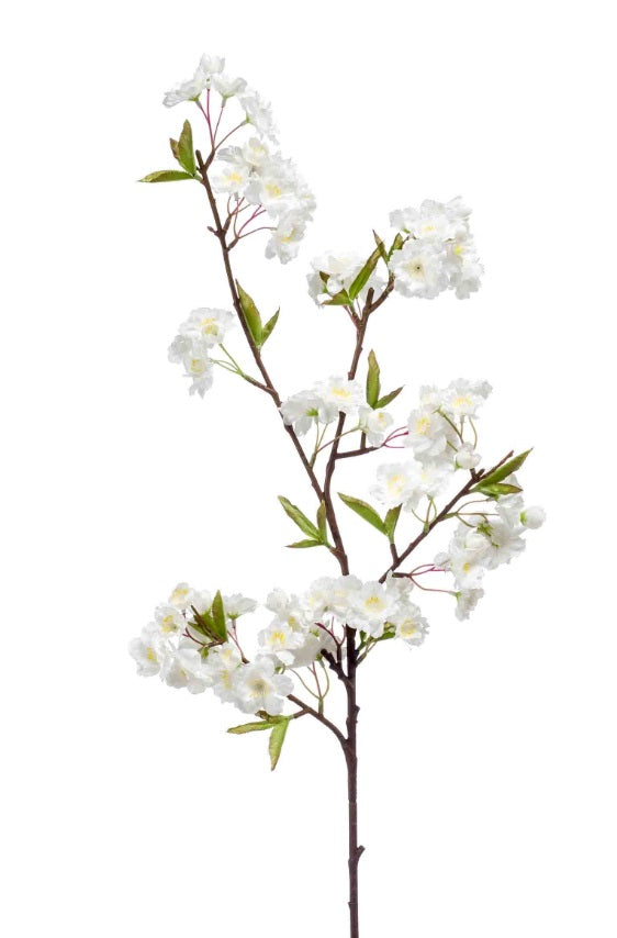 Bocciolo Di Mela Spray 95Cm Bianco