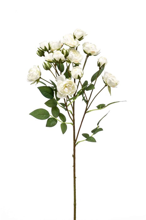 Ramo Mini Rose 57 Cm Bianco