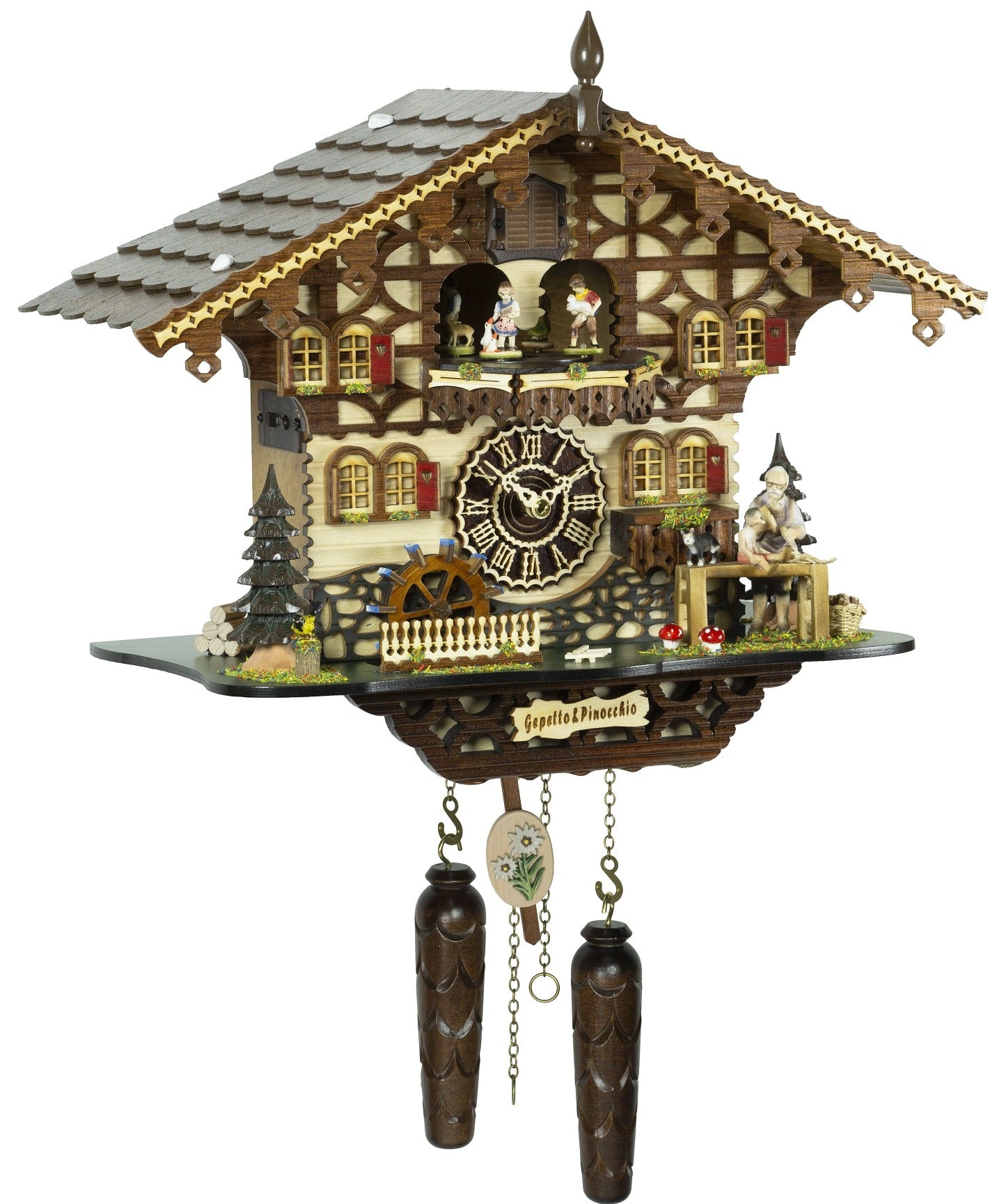 Orologio Cucu Geppetto E Pinocchio