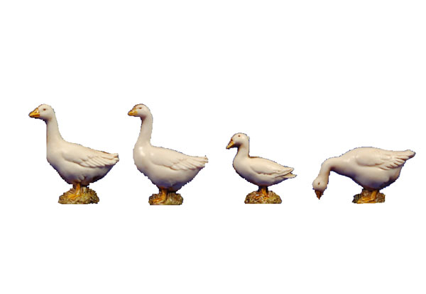 Oche Per Presepe Set 4 Landi