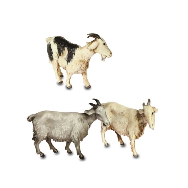 Capre Per Presepe Set 3 Landi