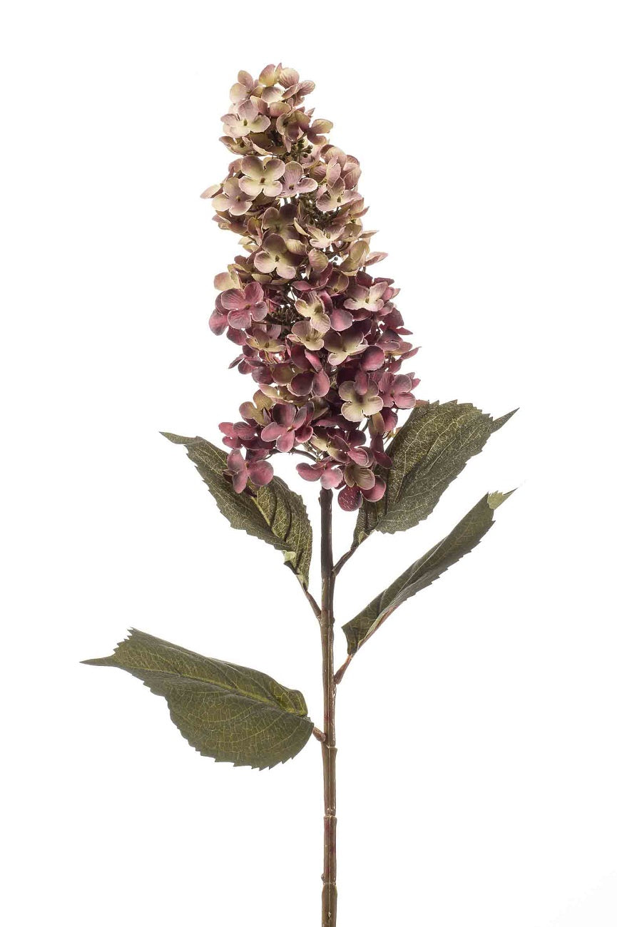 Ortensia Pagoda Spray artificiale da 95 cm per decorazione floreale d'interni - DeMatteis.it