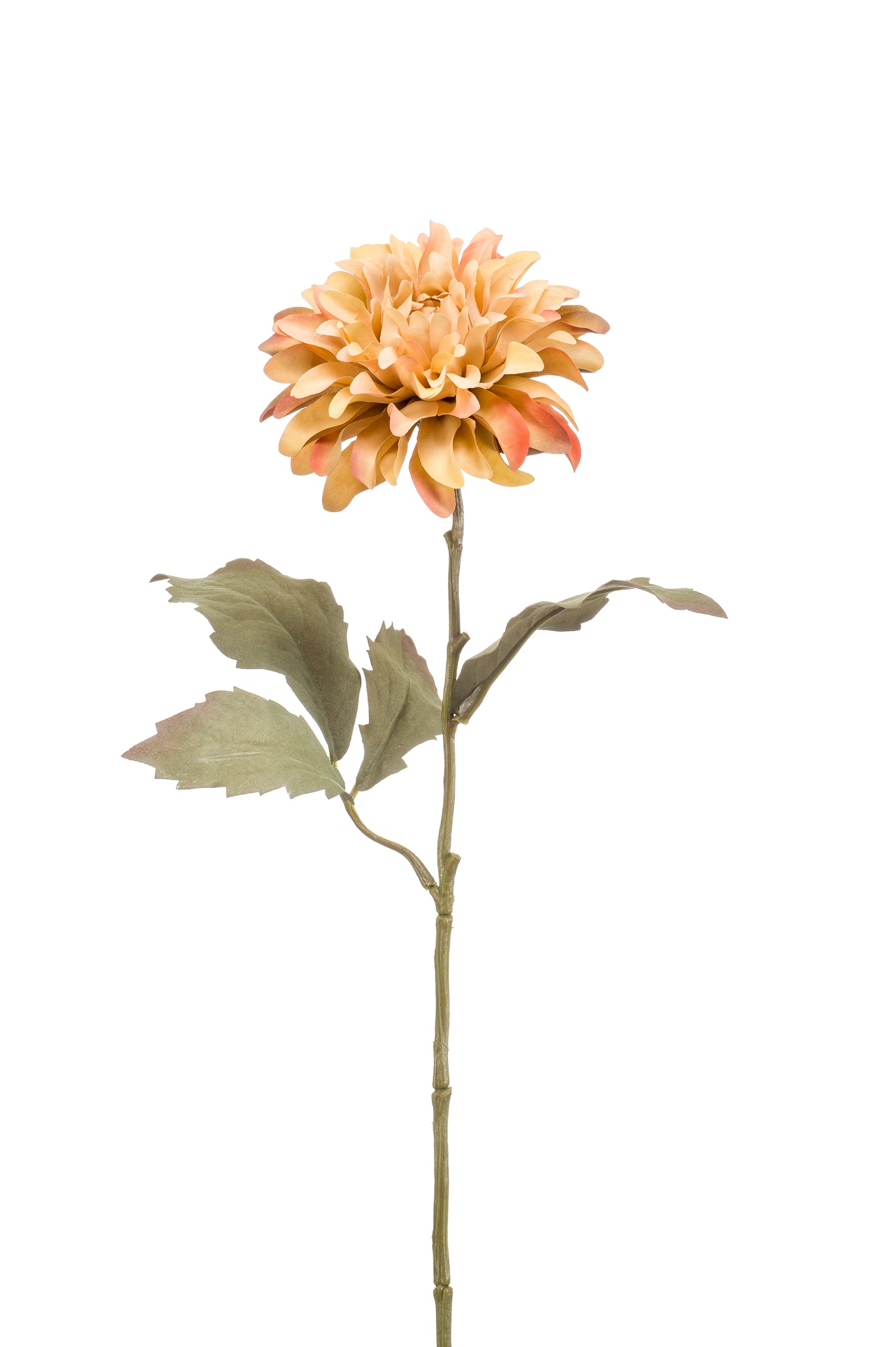 Dalia Real Touch Arancione Fiore Finto 55 Cm