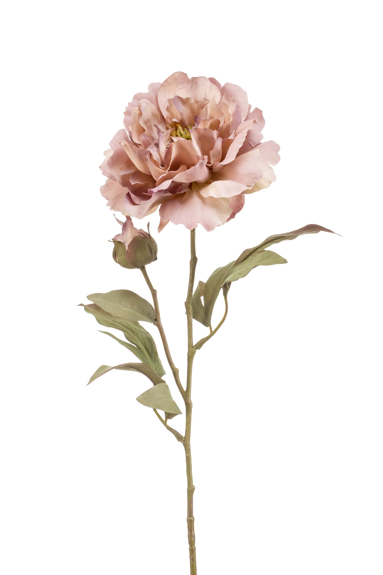 Peonia Lilla Fiore Finto 65 Cm