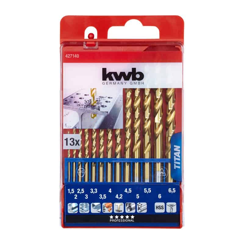 Set Punte Hss In Titanio 13 Pezzi