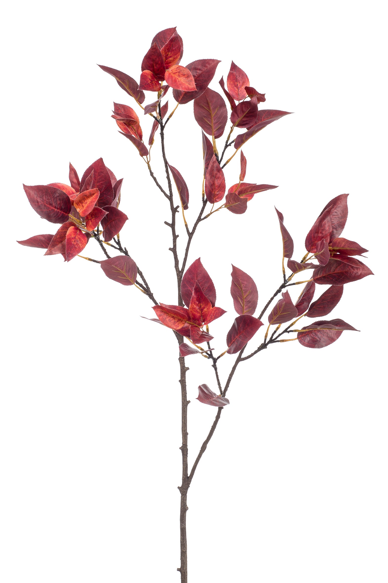 Foglie Finte Ramo Melo Porpora 115 Cm